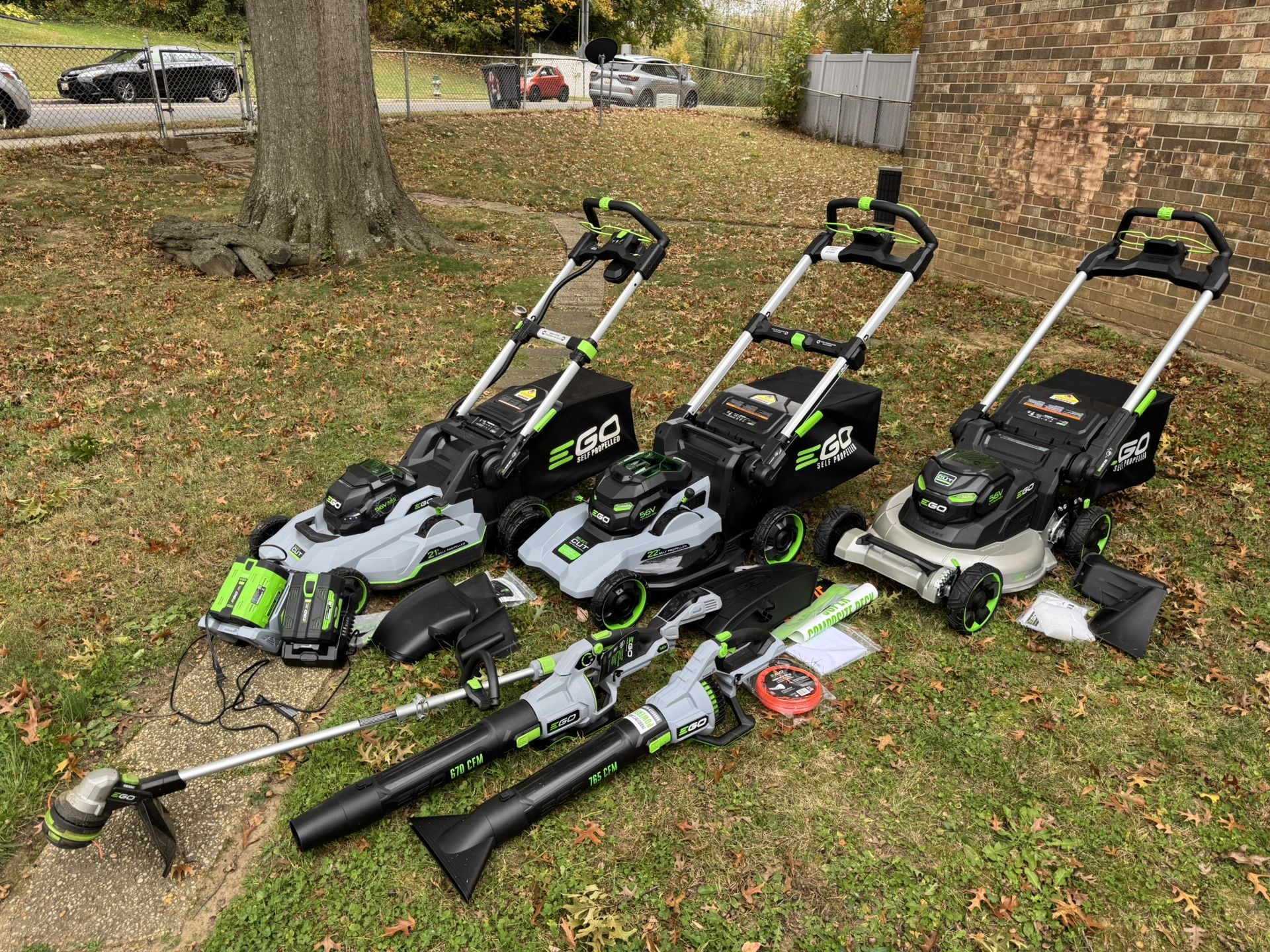 Ego Mowers, Blowers, Wacker, Batteries, Chargers, All Accessories. New. Can Sell Tool Only With Battery/Charger Price Increase! Now Lowballing!