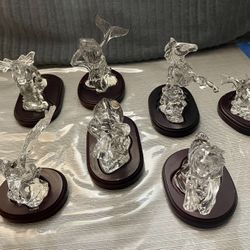 Princess House Crystal Animals (7 Total)