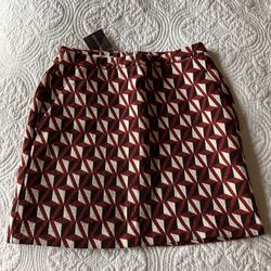 Promod Skirt With Cool Pattern Size 4