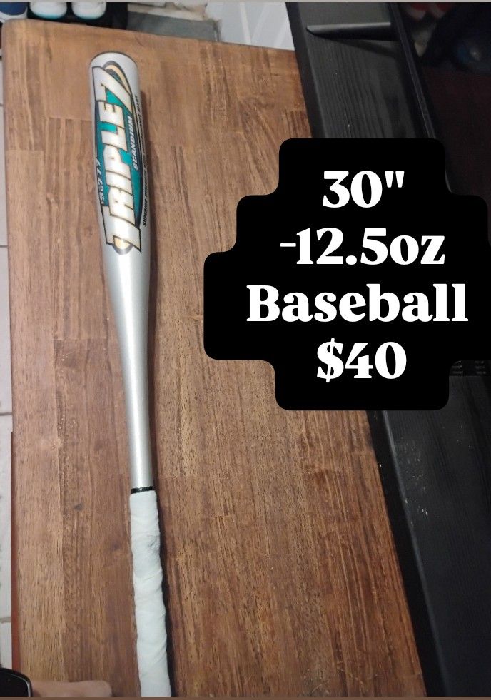 Easton Triple7 Baseball Bat 30" -12.5oz