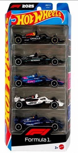 Hot Wheels Formula 1 2025 5-Car Pack