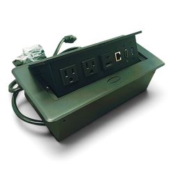 Pop Up Desk Power Outlet USB-C HDMI – Fast Charging