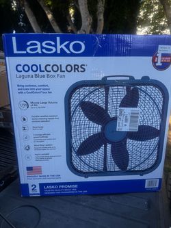 Square colored fan
