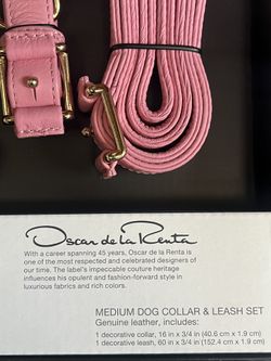 Oscar de la renta Dog Collar !