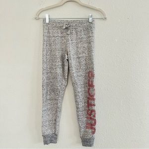 Justice Gray Full-Length Girls' Joggers