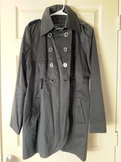 Guess Double-Breasted Trench Coat