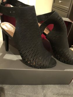 New Vince Camuto VC-KAYJAY BLACK SILK GOAT 10M