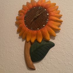 Sunflower Clock 
