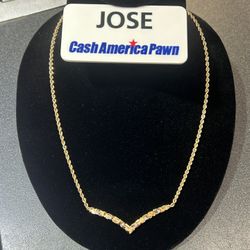 14k - 15.6 Grms ROPE NECKLACE 