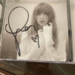 Taylor Swift The Tortured Poets Department Signed CD Insert Heart