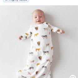 Kyte Baby Sleep Sack Cow Print Size Small 1.0 Tog 