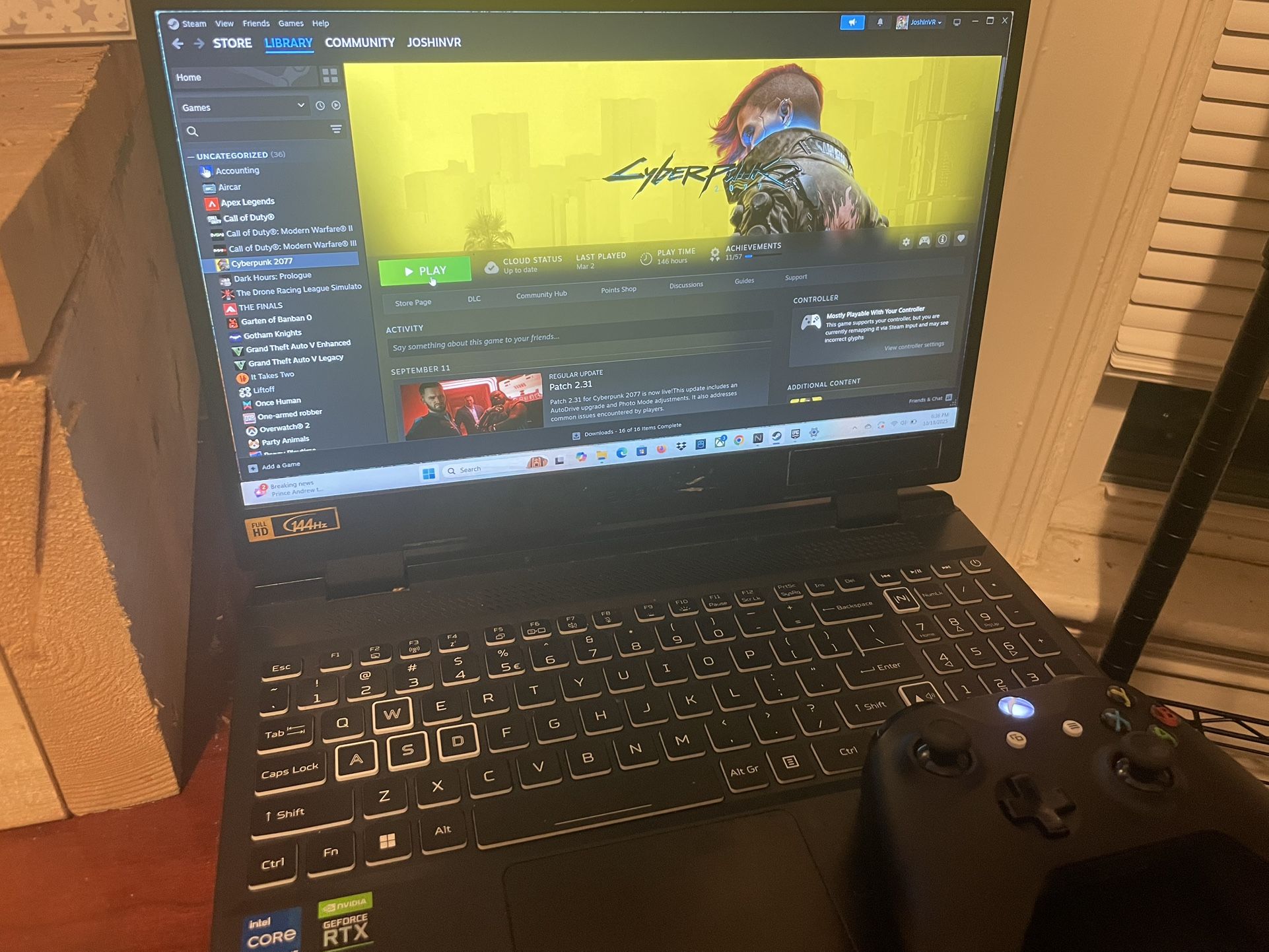 Nitro 5 Gaming Laptop Upgraded Ram