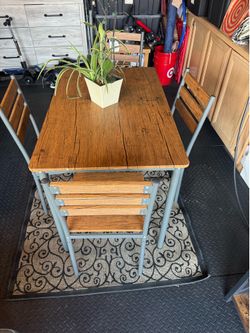 Table and 4 chairs