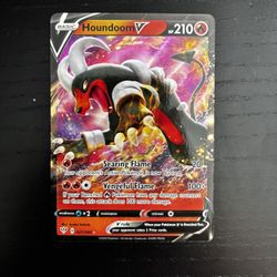 Pokemon Card Houndoom V Full Art