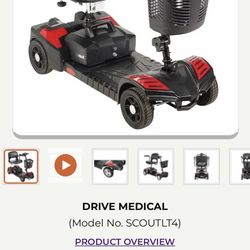 New Electric Scout Ride on Scooter 300lbs Capacity 