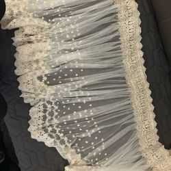 Lace Valances By Etsy. Handmade Perfect Condition.