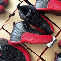 Nike Jordan 12 Red Black Flu Game 2025