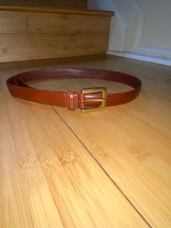 Sonoma Jean company genuine leather brown belt womens size m
