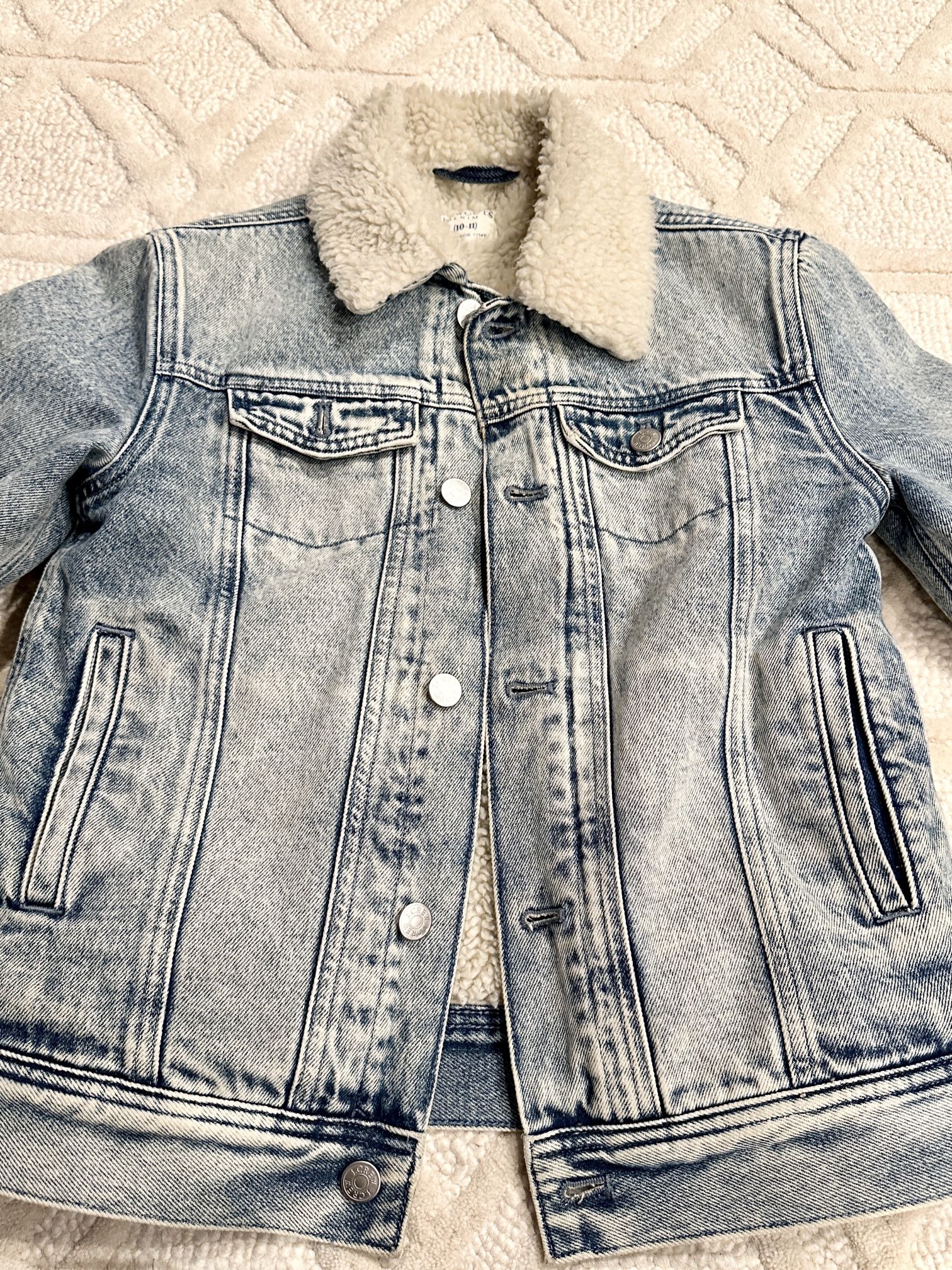 Jcrew Kids Sherpa Jean Jacket