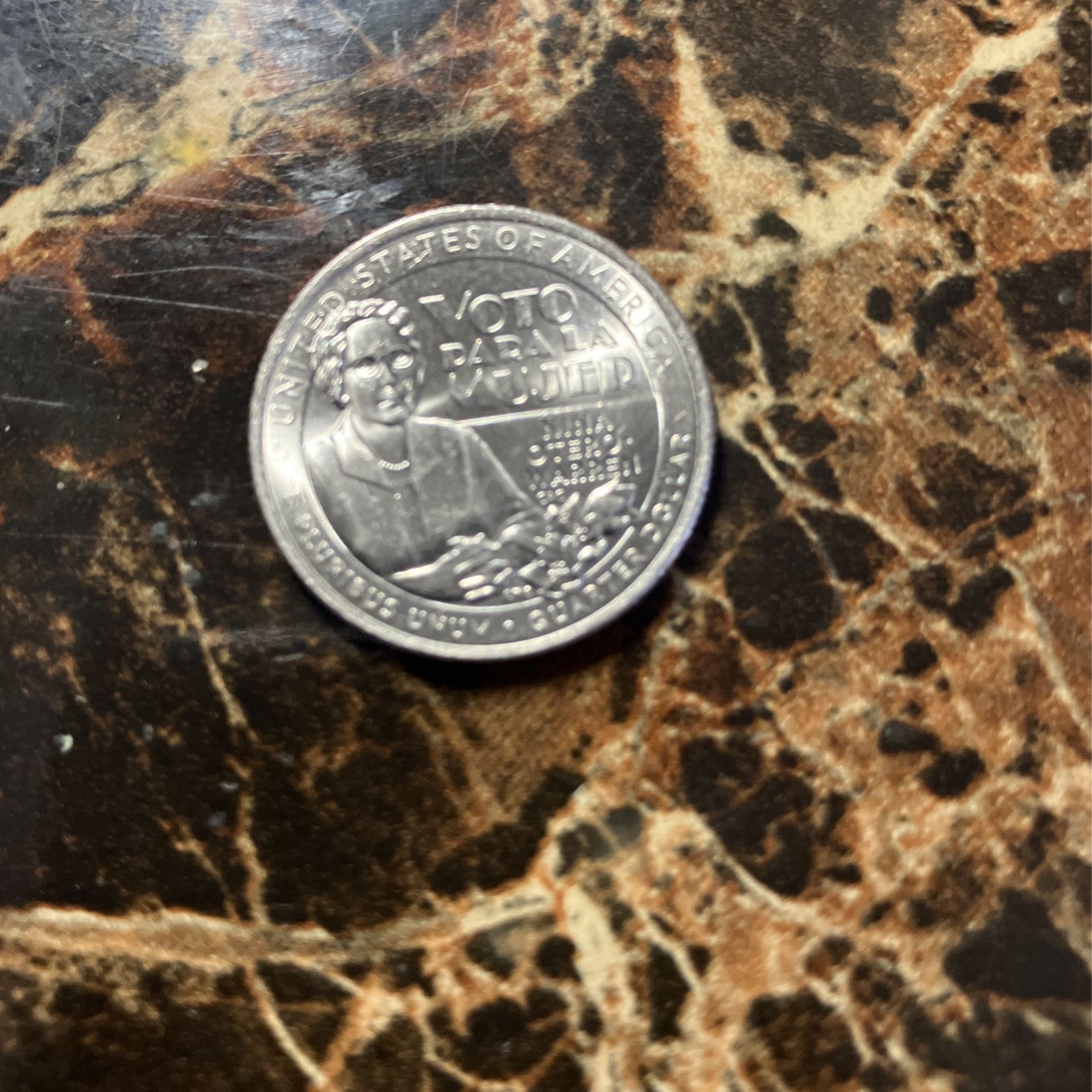 voto para la mujer quarter Extremely Rare