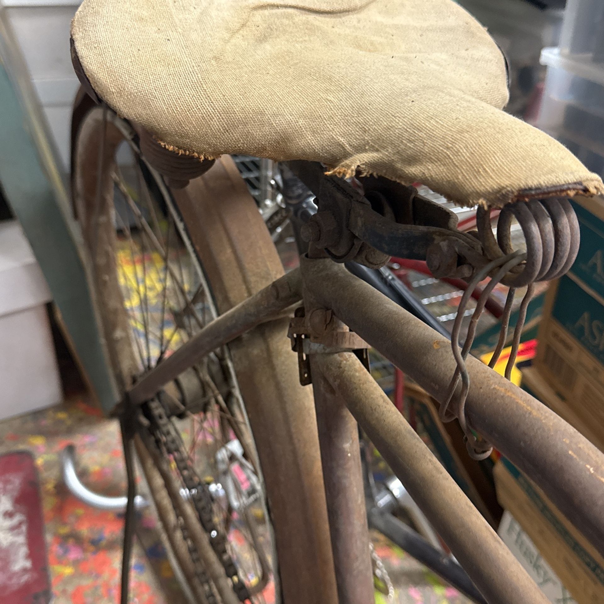 Vintage Antique Bike Collectibles & Art