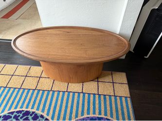 Midcentury Modern Flyte Oval Coffee Table