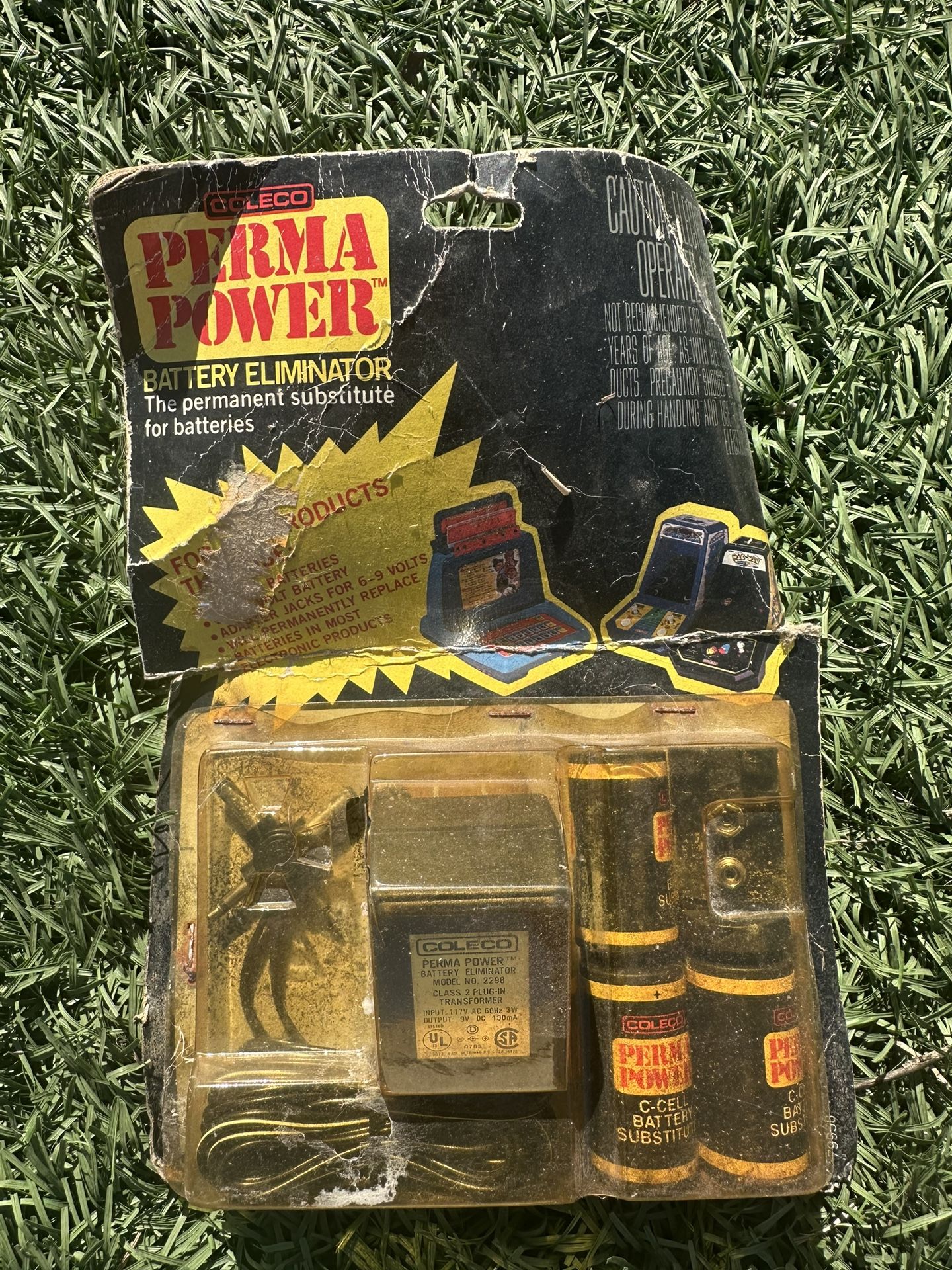 Vintage Coleco Electronic Handheld Tabletop Perma Power Battery Eliminator - New