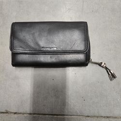 Michael Kors Black Leather Clutch