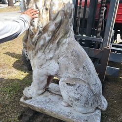  statue large lions  4,5ft 