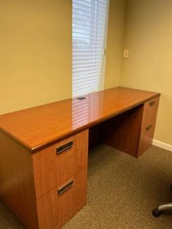 Medium Sized Wood Desk