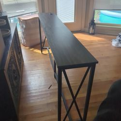 Side Table With Charging Ports