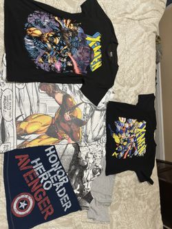  Marvel Shirts Lot