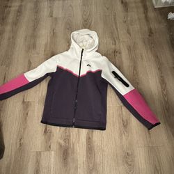 Pink White Nike Tech