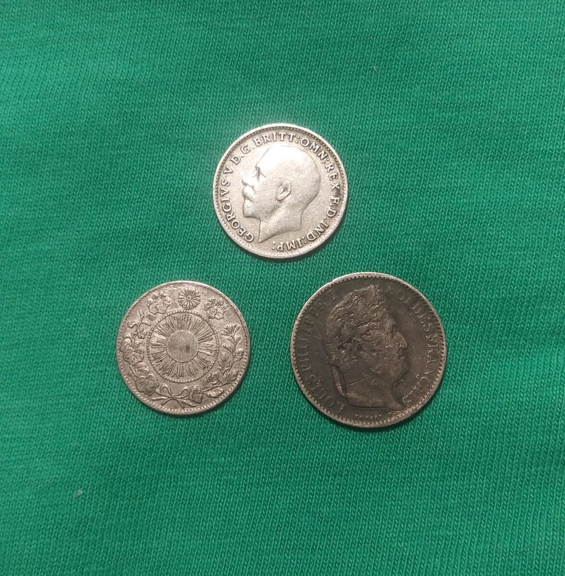 3 silver coins - sale pending