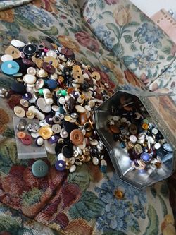 Bucket of Old Buttons