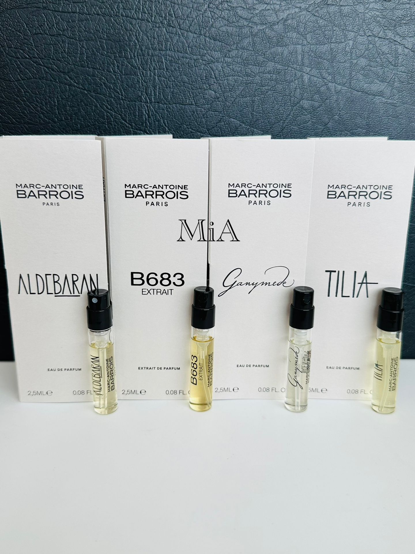 Marc Antoine Barrois Perfume Samples Size (4pcs - 2.5ml)
