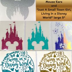 6 Disneyland, Mickey Minnie Decals