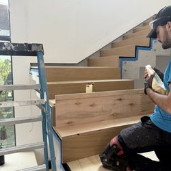 Wood Floor Steps From One Dollar 