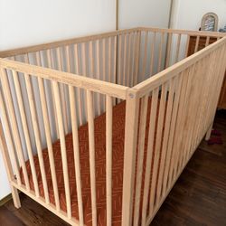 IKEA Wood Crib 
