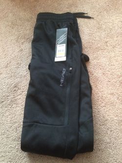 Head Men’s Regular Slim Large Black Sweatpants