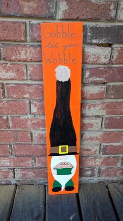 Thanksgiving Gnome Sign