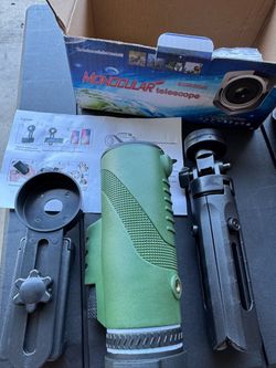 Monocular Telescope with Tripod & Phone Holder – Outdoor Spotting Scope