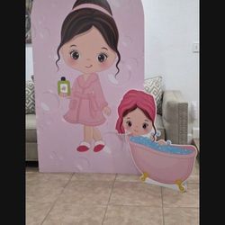 Party Decor Wall Spa Day