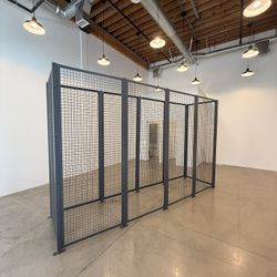 Wire Mesh Enclosure Store Fixture Cage