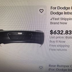 DODGE INTREPID REAR UMPRR PRIMED