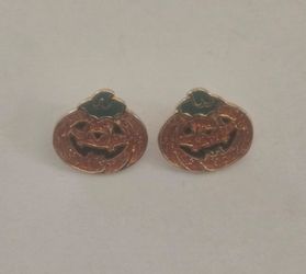 Halloween Pumpkin Earrings