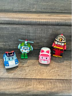 Robocar Poli Superheroes Toys set