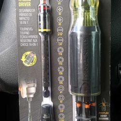  Klein Tools KNECT 16-in-1 Impact-Rated Hybrid Screwdriver/Nut Driver