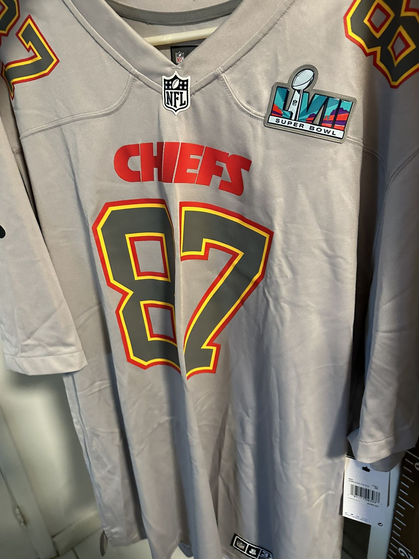 Kansas City Chiefs Travis Kelce #87 Super Bowl LIV Jersey Brand