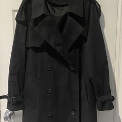 Black trenchcoat